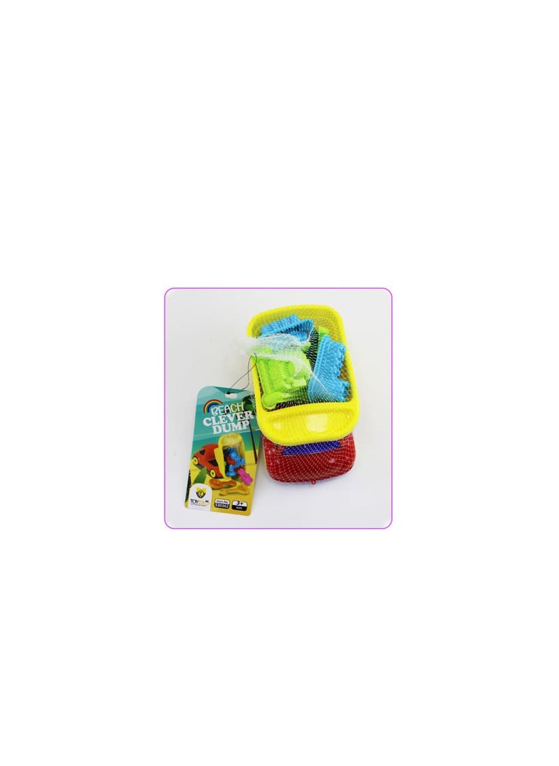AL QADAH - Beach Dump Bucket Set 14pcs Unleash Fun in the Sand with a Complete Beach Play Experience - Image 1