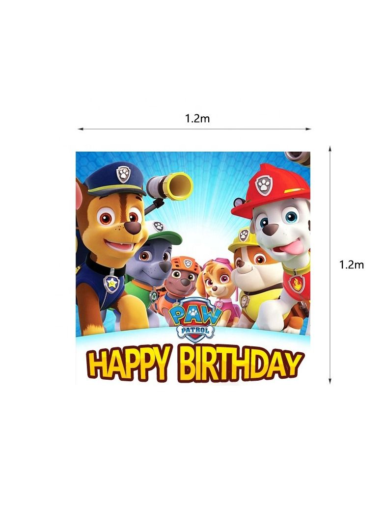 Highland Paw Patrol theme Birthday Decoration Set for Boys - Image 5