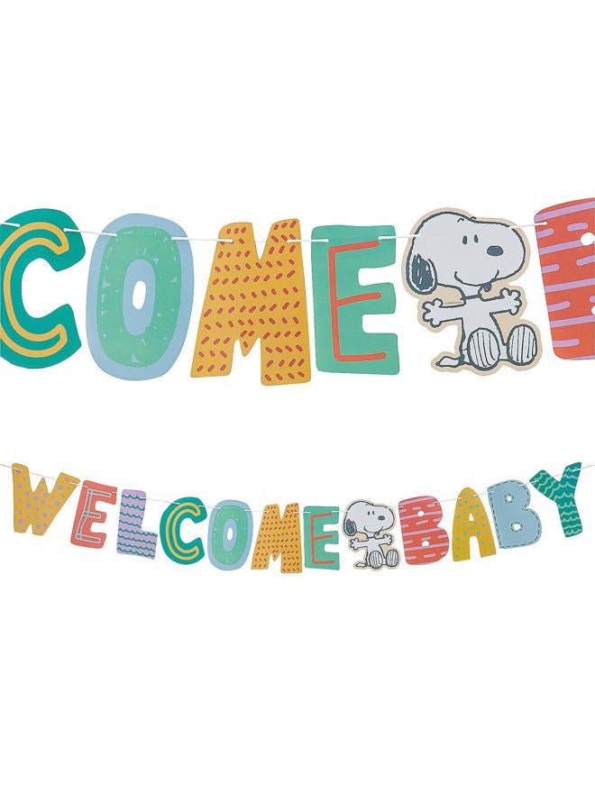7 ft. Peanuts® Snoopy Welcome Baby Ready-to-Hang Garland Decoration