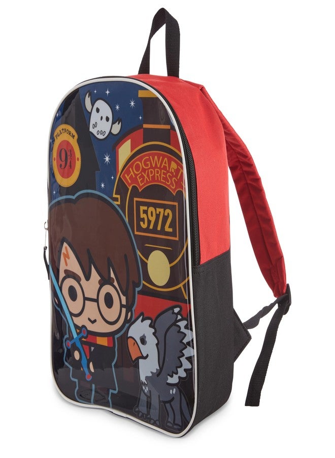 Harry Potter Backpack for Kids Bag BackPack with Zippered Front Pocket Travel Bag Back Pack - 15" - Image 2