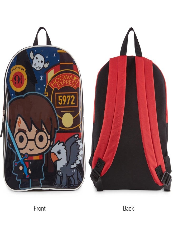 Harry Potter Backpack for Kids Bag BackPack with Zippered Front Pocket Travel Bag Back Pack - 15" - Image 5