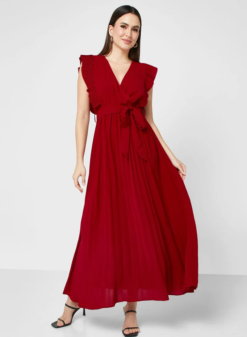 ELLA Ruffled Sleeveless Dress
