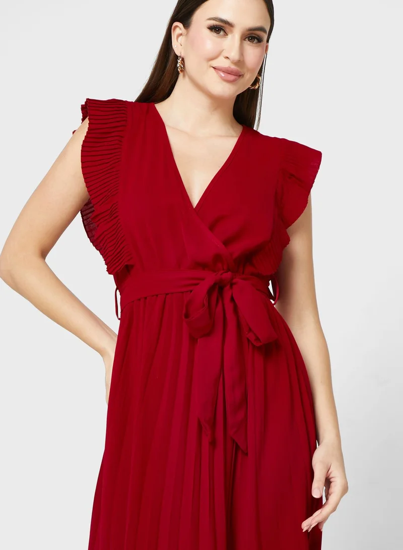 ELLA Ruffled Sleeveless Dress