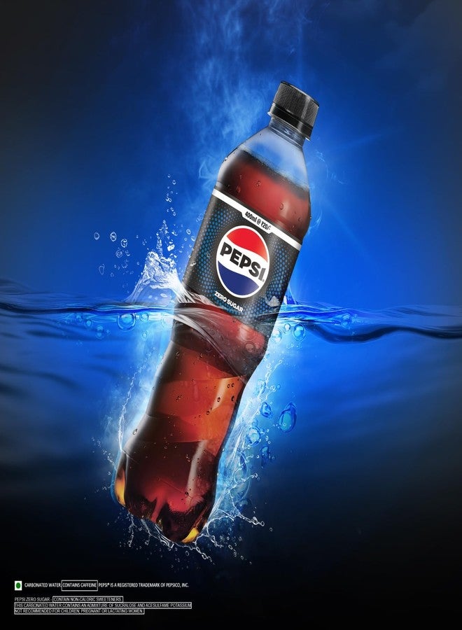 Pepsi Zero Sugar Soft Drink, 400 Ml,Cola - Image 5