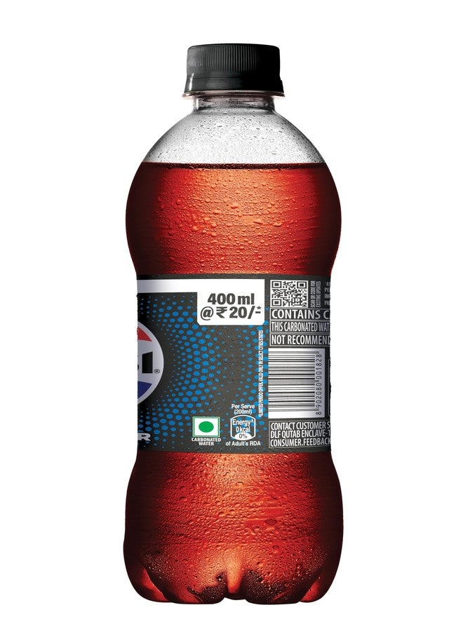 Pepsi Zero Sugar Soft Drink, 400 Ml,Cola - Image 3