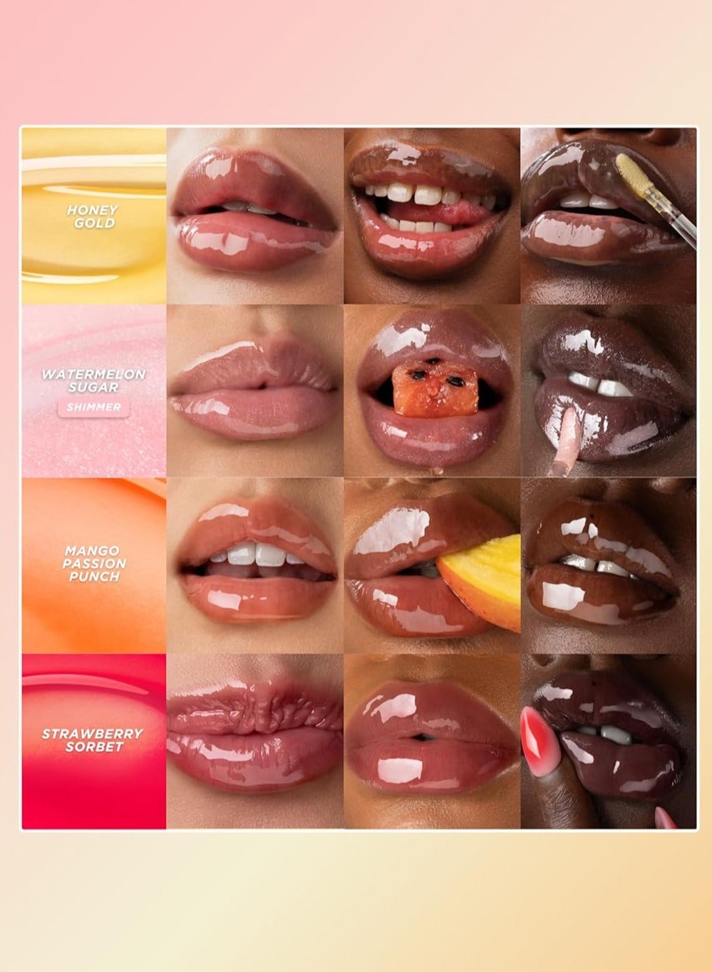 Gisou Honey Infused Lip Oil 8ml - Mango Passion Punch