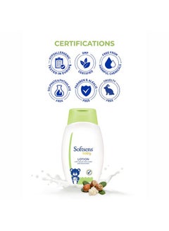 Softsens Baby Nourishing Lotion With Milk Cream & Shea Butter For Face & Body, Moisturizer For Kids (200Ml X Pack Of 2, Green)  - Image 4