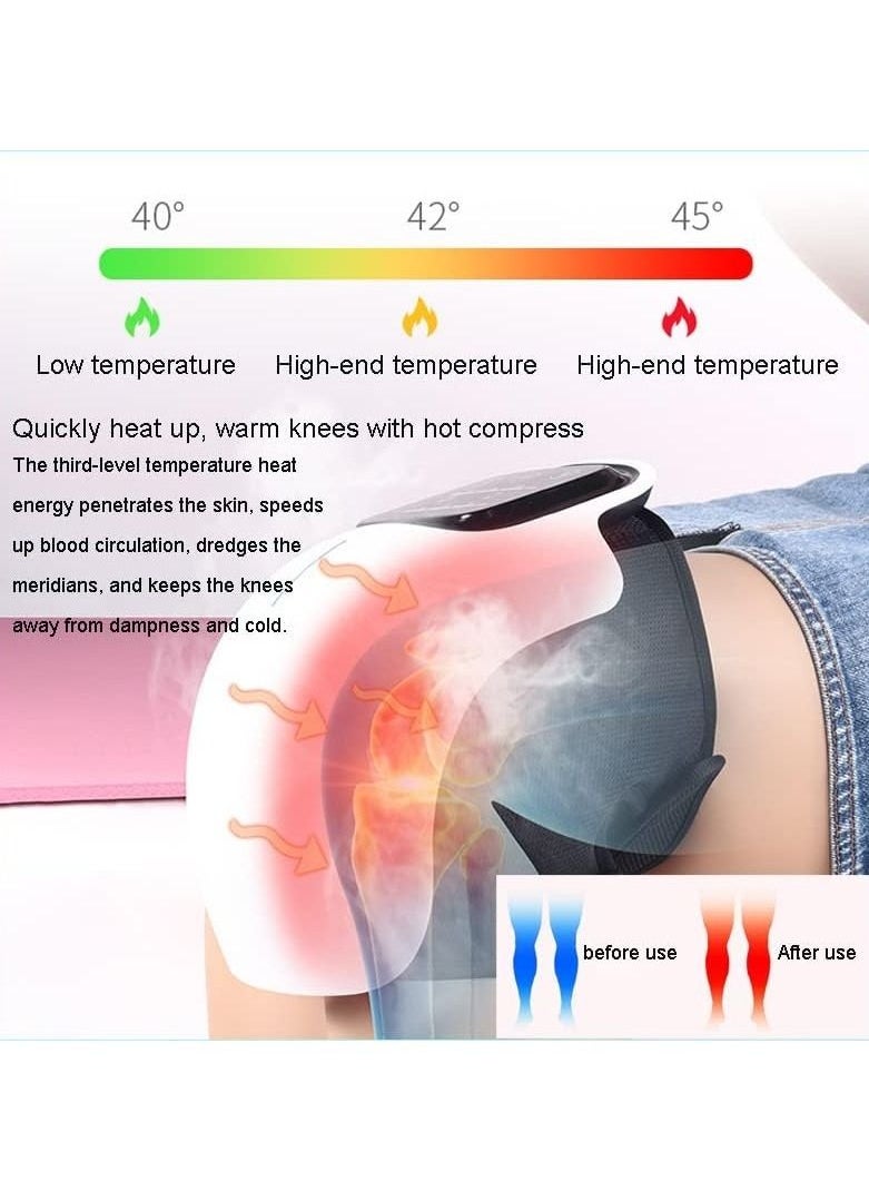 ELTRAZONE Heated Knee Massager, Knee LED Massager Vibration Knee Massager for Knee  - Image 4
