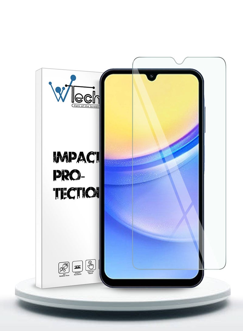 Wtech Samsung Galaxy A16 5G 2024 Premium Series Curved Edges 9H 2.5D Tempered Glass Screen Protector - Clear - Image 1
