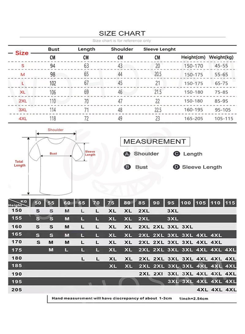 KUYING Black And White Dragon Ball Nine Palace Grid Casual Round Neck Short Sleeved Shirt  - Image 2