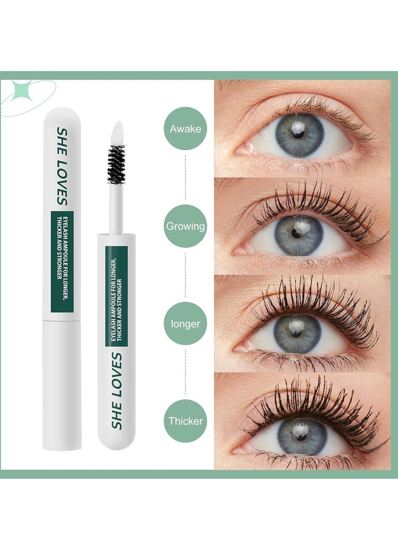 She Loves - Advanced Eyelash Growth Serum 2-in-1, Lash Enhancing Serum with Vitamin B5 & E – Promotes Longer, Thicker Lashes and Doubles as a Mascara Primer for Added Volume, Length, and Curl - Image 1