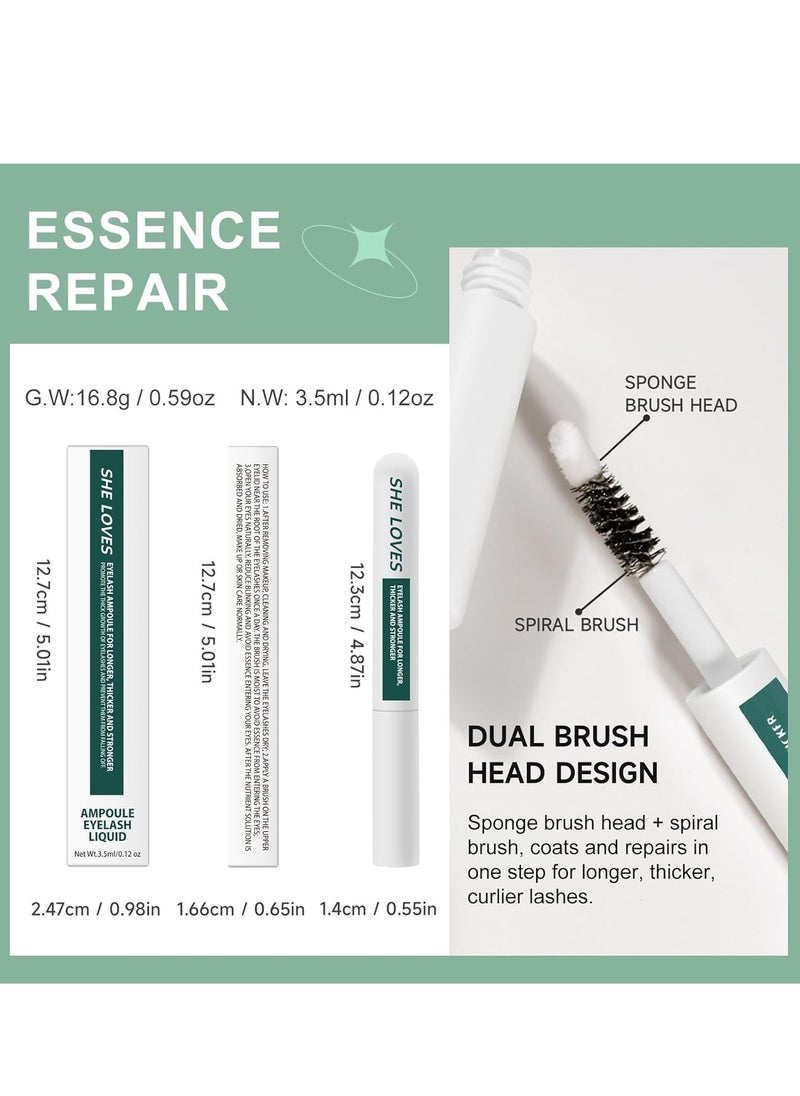 She Loves - Advanced Eyelash Growth Serum 2-in-1, Lash Enhancing Serum with Vitamin B5 & E – Promotes Longer, Thicker Lashes and Doubles as a Mascara Primer for Added Volume, Length, and Curl - Image 1