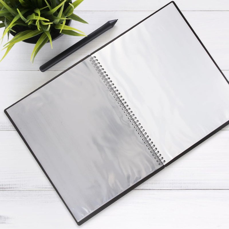 BESTonZON Music Folder for Band Musicians A4 Size Multi-Layer Sheet Music Folder 20 Double-Sided Black Insert Pages and Organization - Image 5