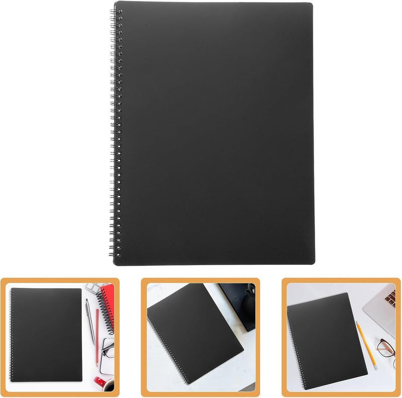 BESTonZON Music Folder for Band Musicians A4 Size Multi-Layer Sheet Music Folder 20 Double-Sided Black Insert Pages and Organization - Image 4