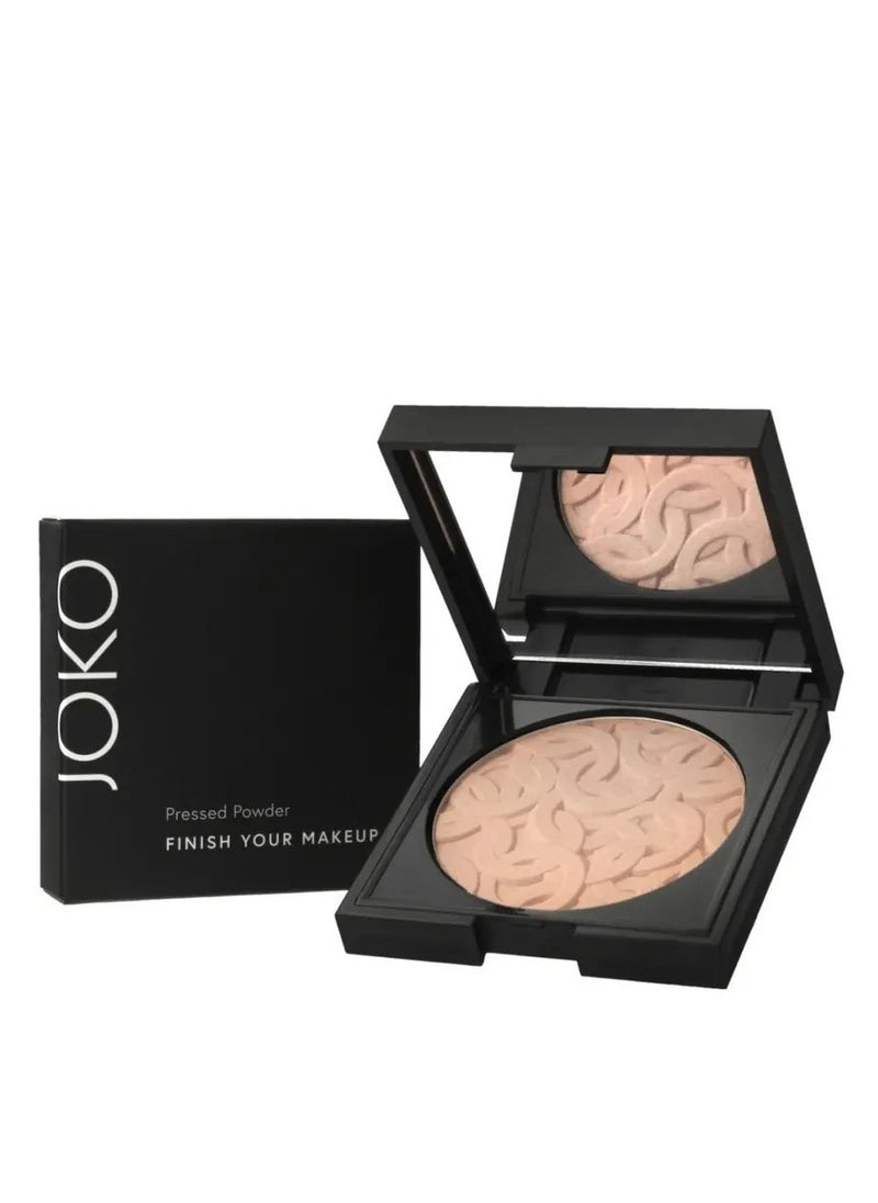 JOKO - Pressed Powder Finish Your Make Up Dark Beige - Image 1