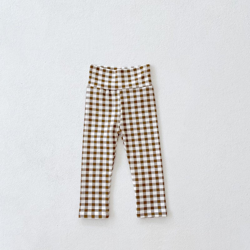 Autumn Kids Bear Print Top  High-Waist Pants Set with Knit Cardigan Apricot (Coat) - Image 5