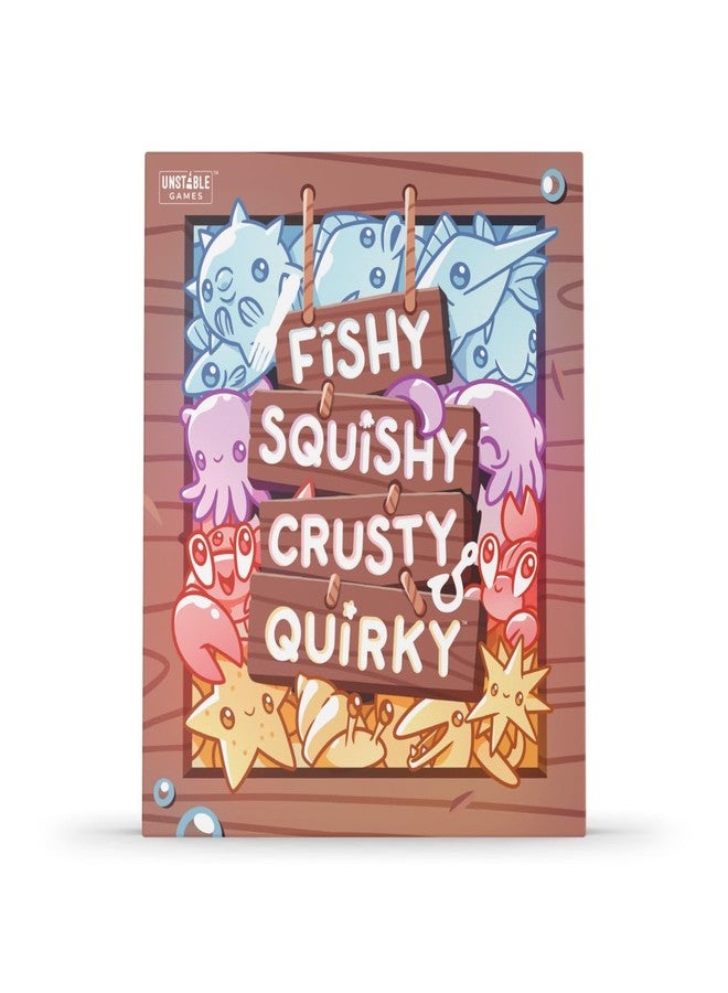 Unstable Games لعبة Unstable Games Fishy Squishy Crusty Quirky الأساسية - لعبة صيد تنافسية بالبطاقات للأطفال والمراهقين والبالغين - من 2 إلى 6 لاعبين، من عمر 7 سنوات فما فوق - Image 1