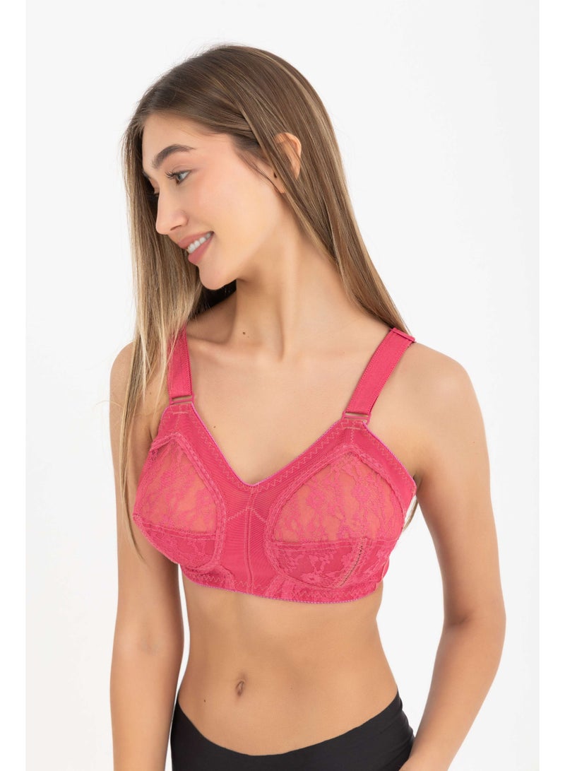 Seline Wireless Comfort Bra - Pink - Image 3