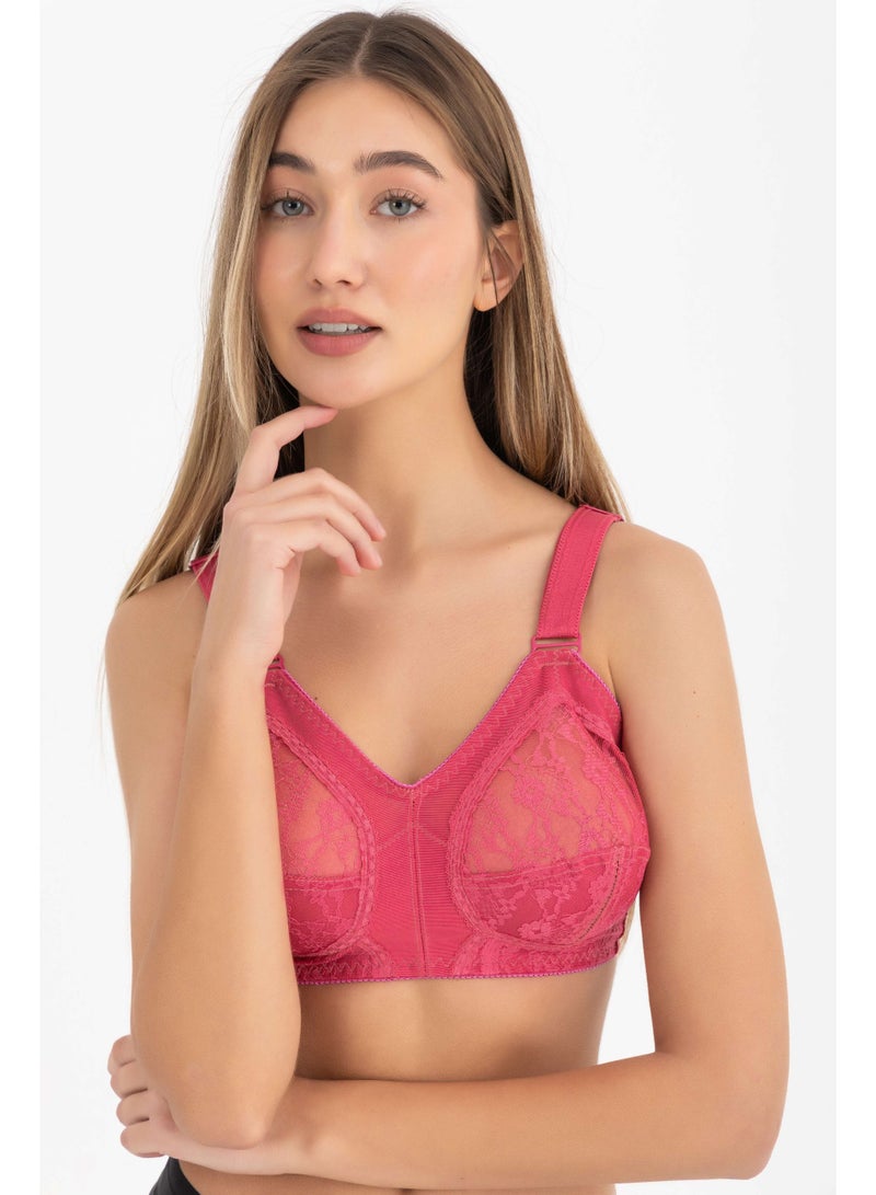 Seline Wireless Comfort Bra - Pink - Image 2