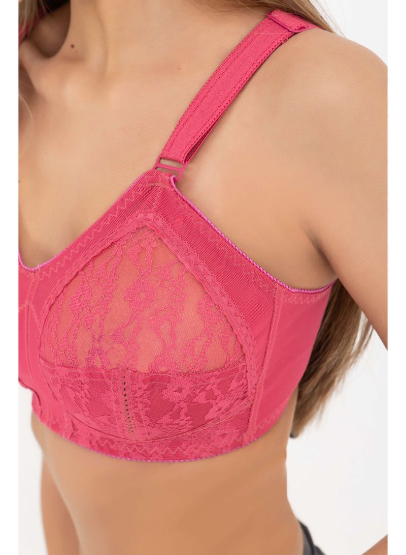 Seline Wireless Comfort Bra - Pink - Image 4