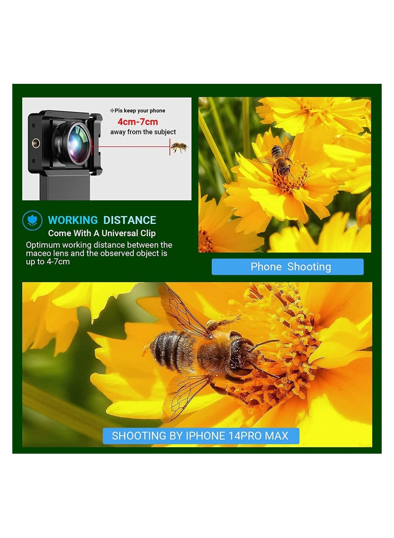 100mm Macro Lens with CPL for Smartphones, HD Macro Photography Lens Compatible with iPhone, Samsung, OnePlus, and Android Devices, Universal Cell Phone Macro Lens Attachment - Image 3