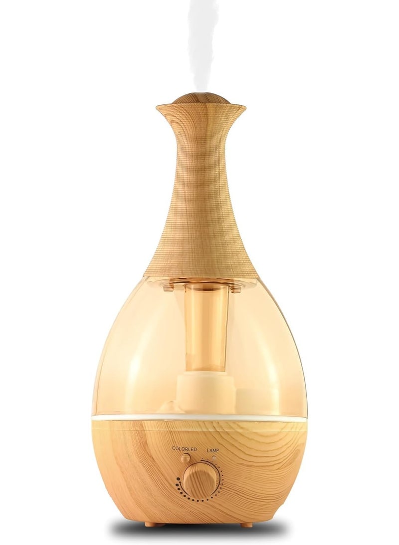 2.6L Ultrasonic Humidifier/Aroma Diffuser, 360° Ultra-Quiet Nozzle, Variable Lights, Auto Shut-Off - Image 1