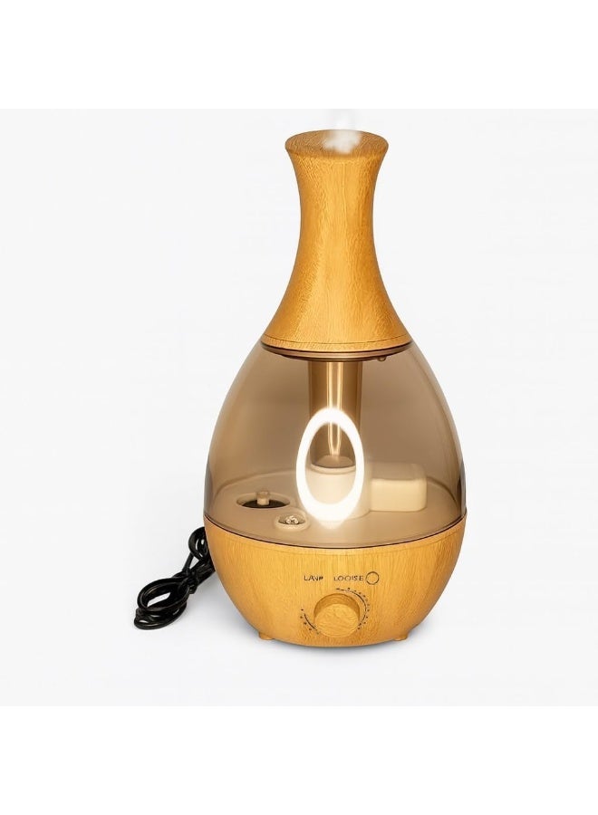 2.6L Ultrasonic Humidifier/Aroma Diffuser, 360° Ultra-Quiet Nozzle, Variable Lights, Auto Shut-Off - Image 2