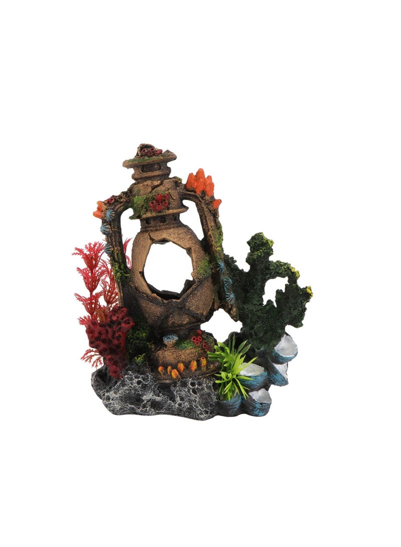 كابتن تيك زينة حوض للأسماك من Hemobllo زينة لحوض الأسماك منظر طبيعي لخزان الأسماك محاكاة تزين ديكور المنزل - Image 1