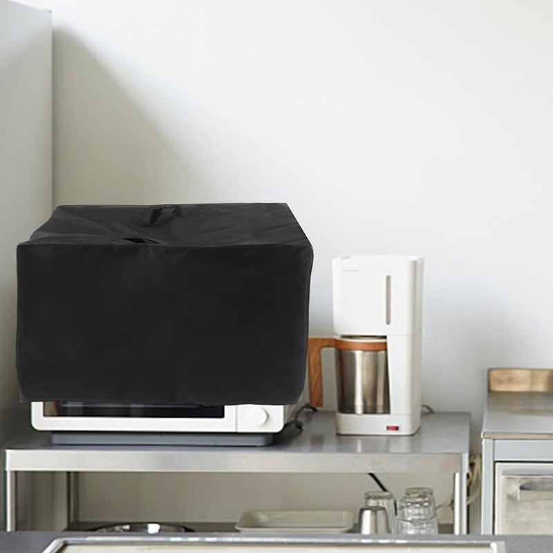 210D Oxford Fabric Microwave Oven Cover Waterproof Heat Resistant 44x42x38cm - Image 3