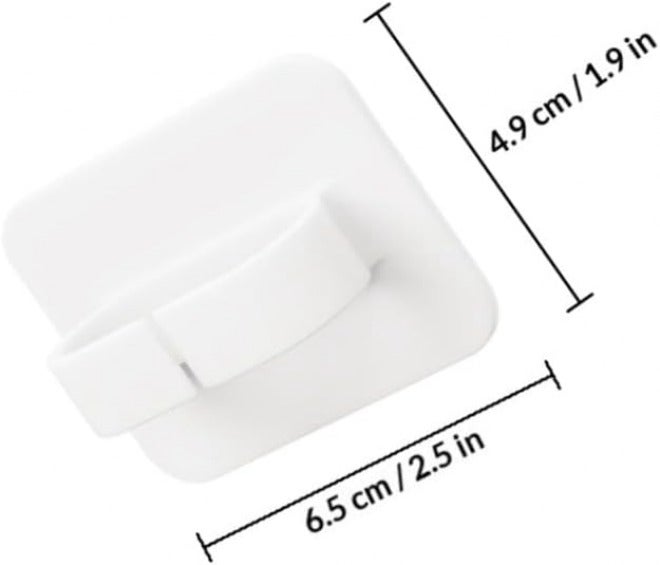 DECHOUS 4pcs Multifunctional Circle Hooks for Bathroom Adhesive Spray Bottle Storage Hooks No Trace Design for Home Organization - Image 2