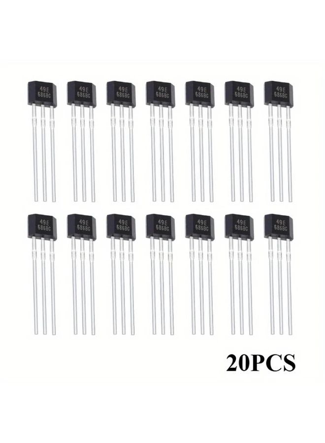 49E 20pcs TO 92S Hall Effect Sensor Magnetic Detector 3 Pins - Image 1