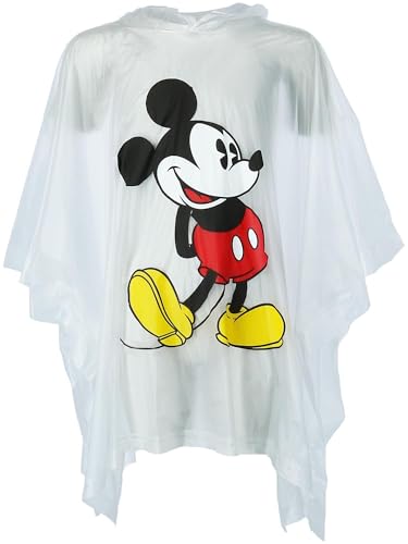 Jerry Leigh Disney Kid's Classic Mickey Mouse Rain Poncho, Clear - Image 5