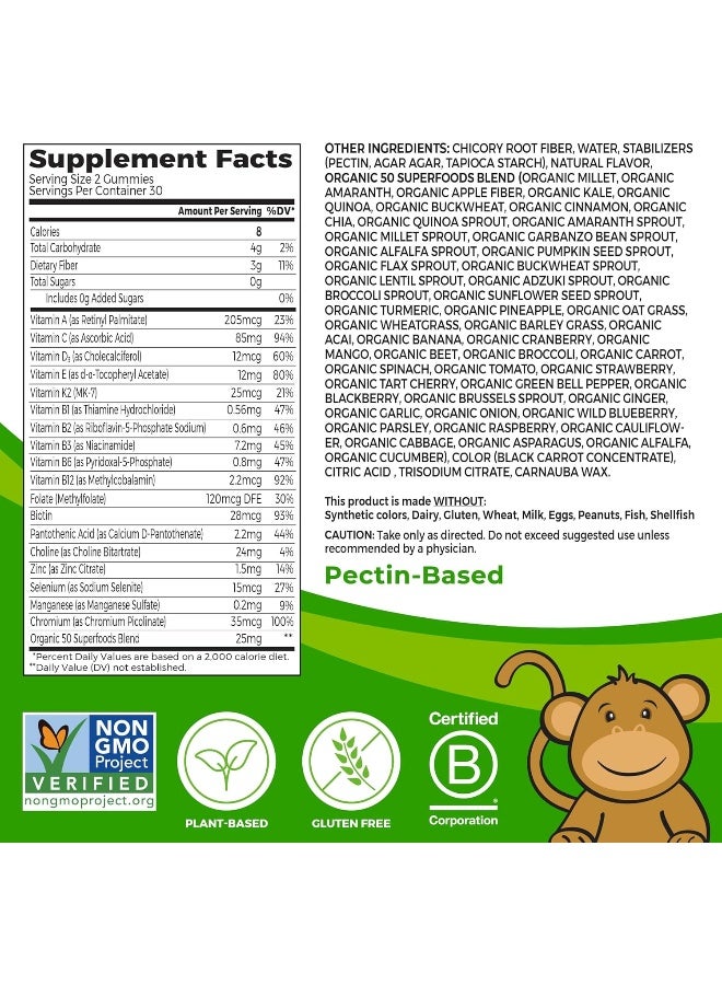 Orgain Kids Sugar Free Multivitamin Gummies for Kids - Image 2