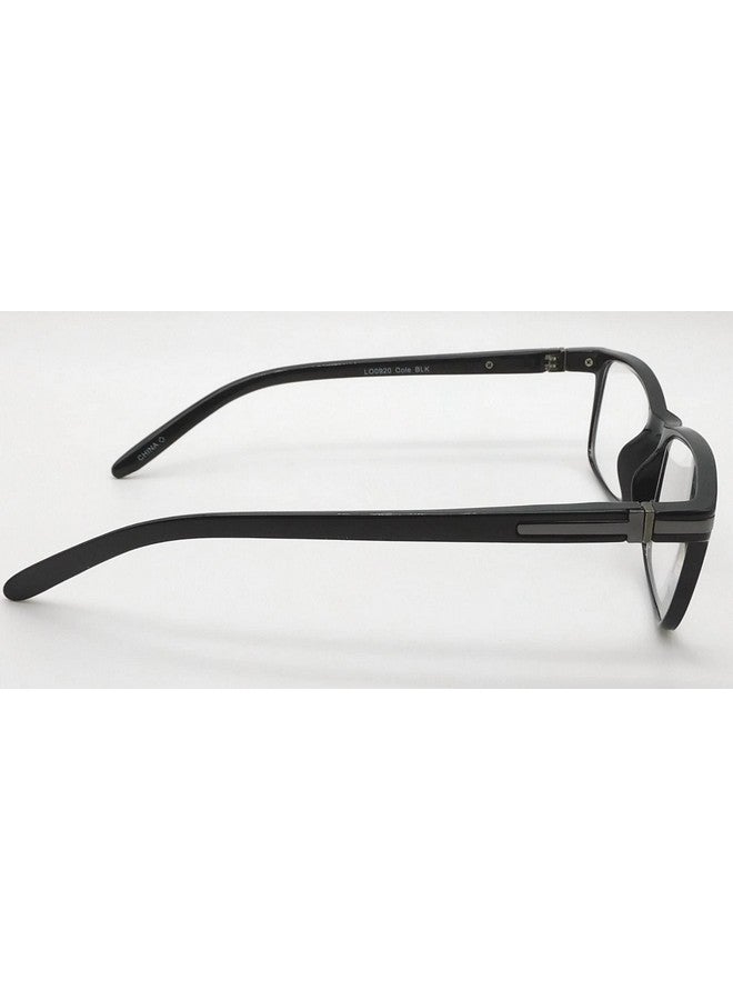 Foster Grant Cole Black Men'S Crystal Vision Reading Glasses (Black 2.00)  - Image 3