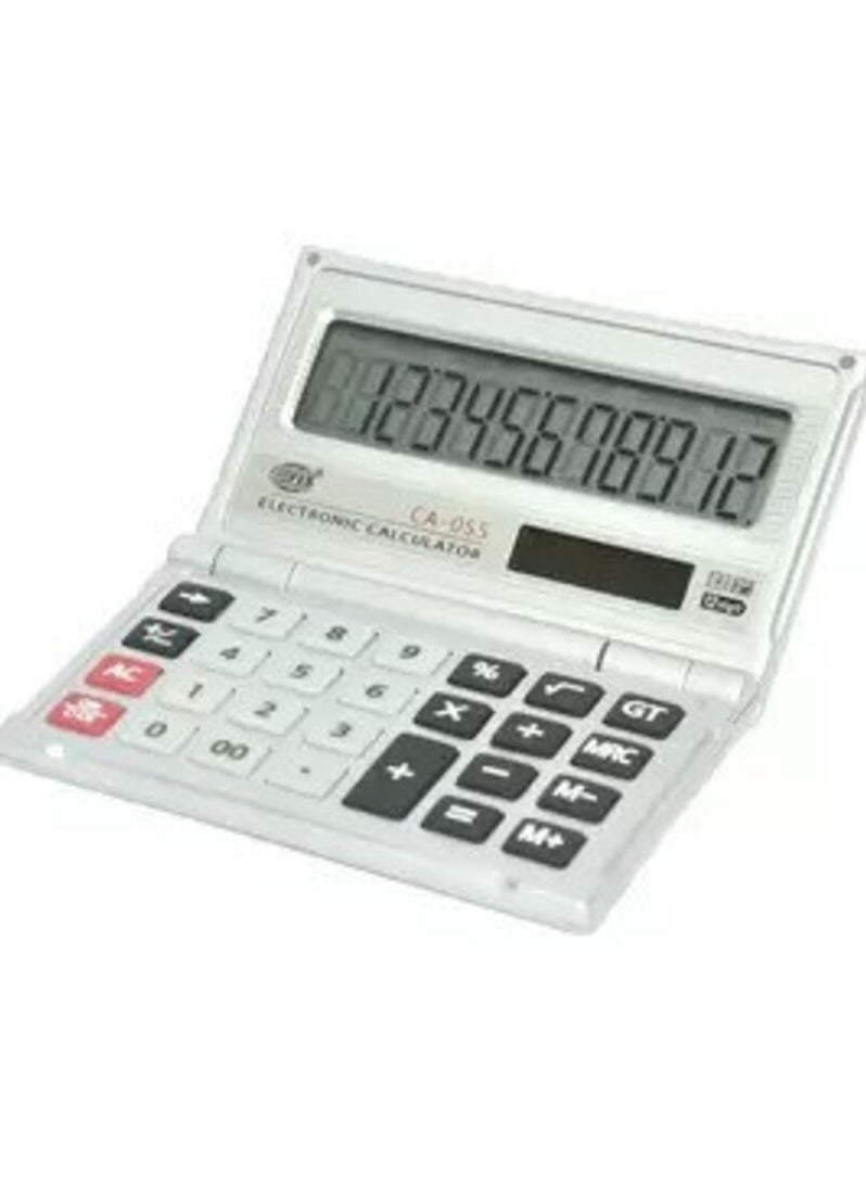 FIS Calculator Handheld 12 Digits, Foldable Calculator - FSCACA-055