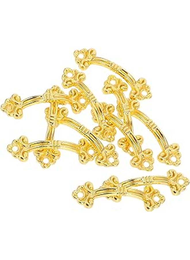 Gold Mini Vintage Jewelry Box Handles 12pcs Antique Drawer Pulls For Cabinets - Image 1