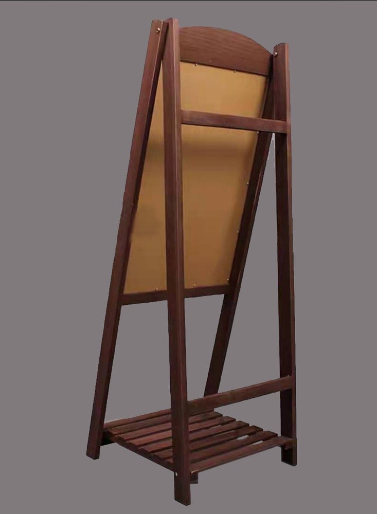 LINGWEI Wooden Blackboard Hand Writing Drawing Boards With Stand Massage Board Ideal for Restaurants Menu, Wedding, Party, Arts & Crafts, Drawing, Greetings - Image 5