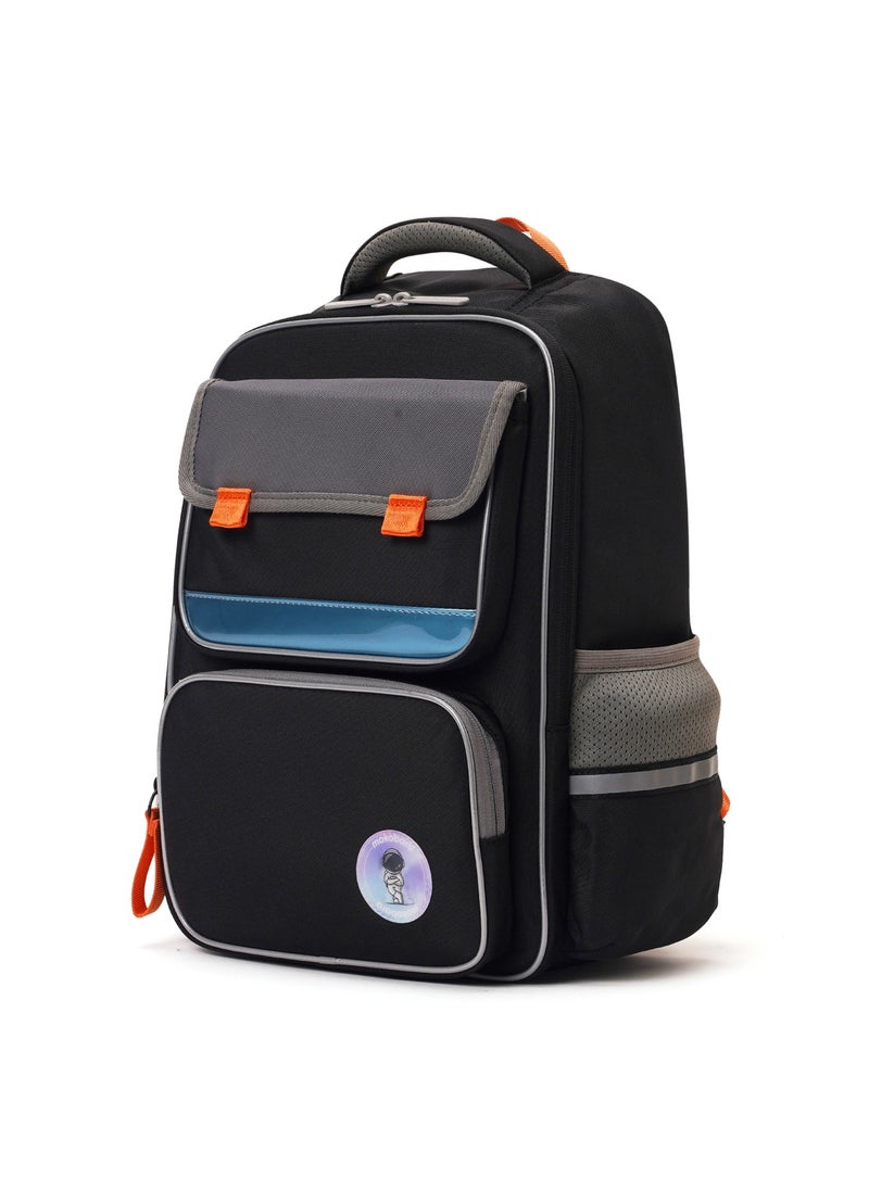 Mokobara Mokobara The Cheddar Backpack - Lightweight Water-Resistant School Backpack for Kids (6-8 Year) with Magicmove Logo and Reflective Stripe Ideal for School, Travel, and Outdoor Adventures (Multicolor)  - Image 1