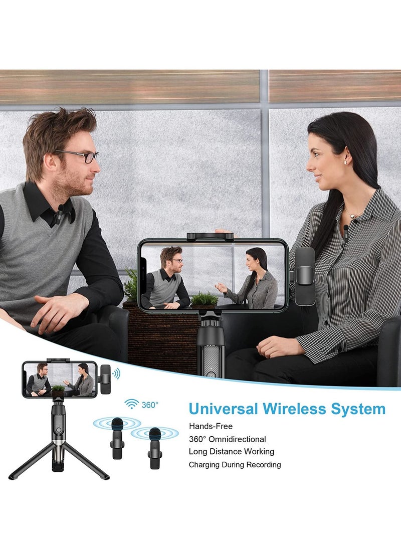 Wireless Lavalier Microphone for iPhone iPad, Plug-Play Wireless Mic for Recording, Live Stream, YouTube, TikTok, Facebook, Noise Reduction Auto-Sync - Image 4