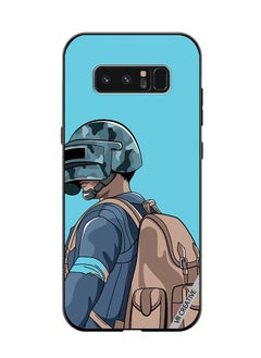 Protective Case Cover For Samsung Galaxy Note 8 Helmet And In Military Uniform Design Multicolour