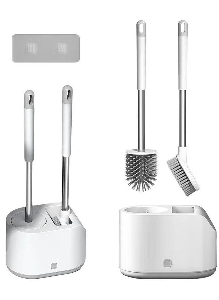 Aralifes Household Cleaning Wall Mounted Bathroom Dual-use Toilet Brush  - Image 1