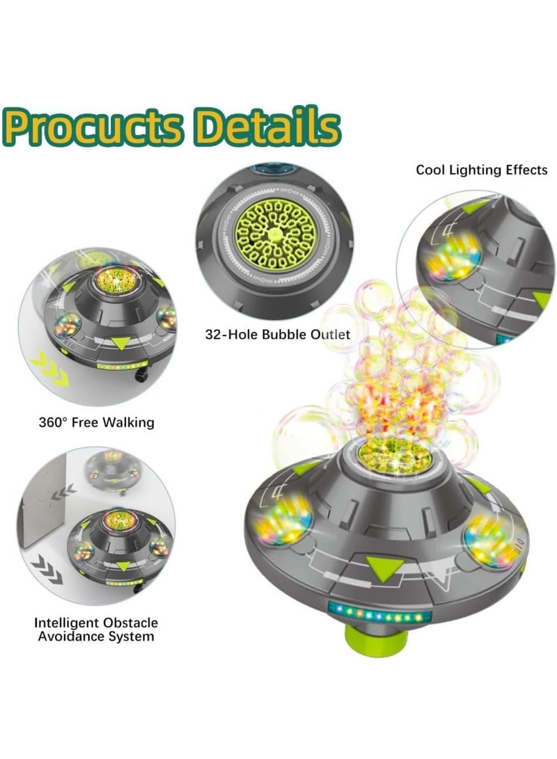 SOLARAE Automatic Bubble Machine For Kids, UFO Bubble Machine With Lights And Music, Bubble Maker Toys, Outdoor Bubble Machine, Includes 150ml Bubble Solution, Ideal For Beach Parties, Camping, Wedding - Image 5