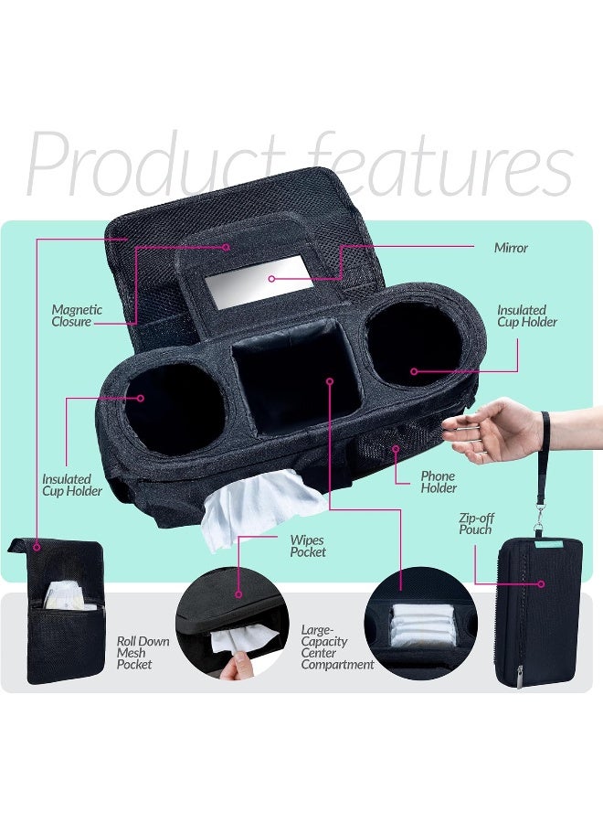 Swanoo Non-Slip Stroller Organizer With Cup Holders - Image 2