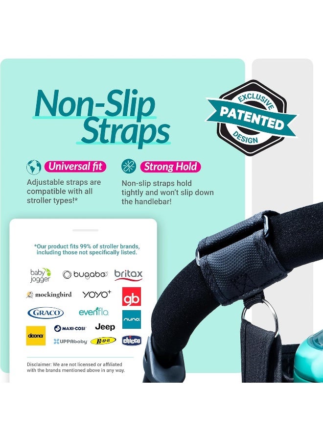 Swanoo Non-Slip Stroller Organizer With Cup Holders - Image 3