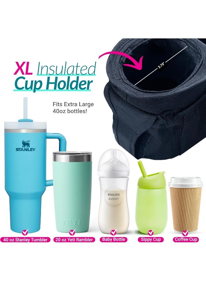 Swanoo Non-Slip Stroller Organizer With Cup Holders - Image 4