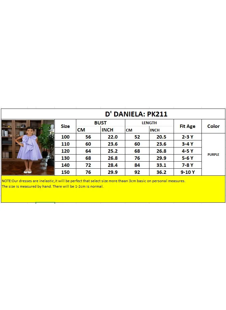 D'Daniela D' Daniela - Bows and Flow Dress - Purple