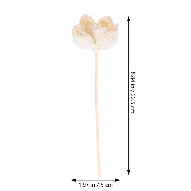 12 pcs Flower Reeds Diffuser Sticks Fragrance Diffuser Sticks Rattan Sticks Diffuser Replacement Sticks for Home Office Aromatherapy - Image 3