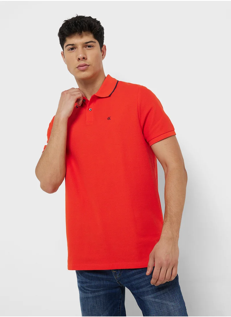 CALVIN KLEIN Pique Polo
