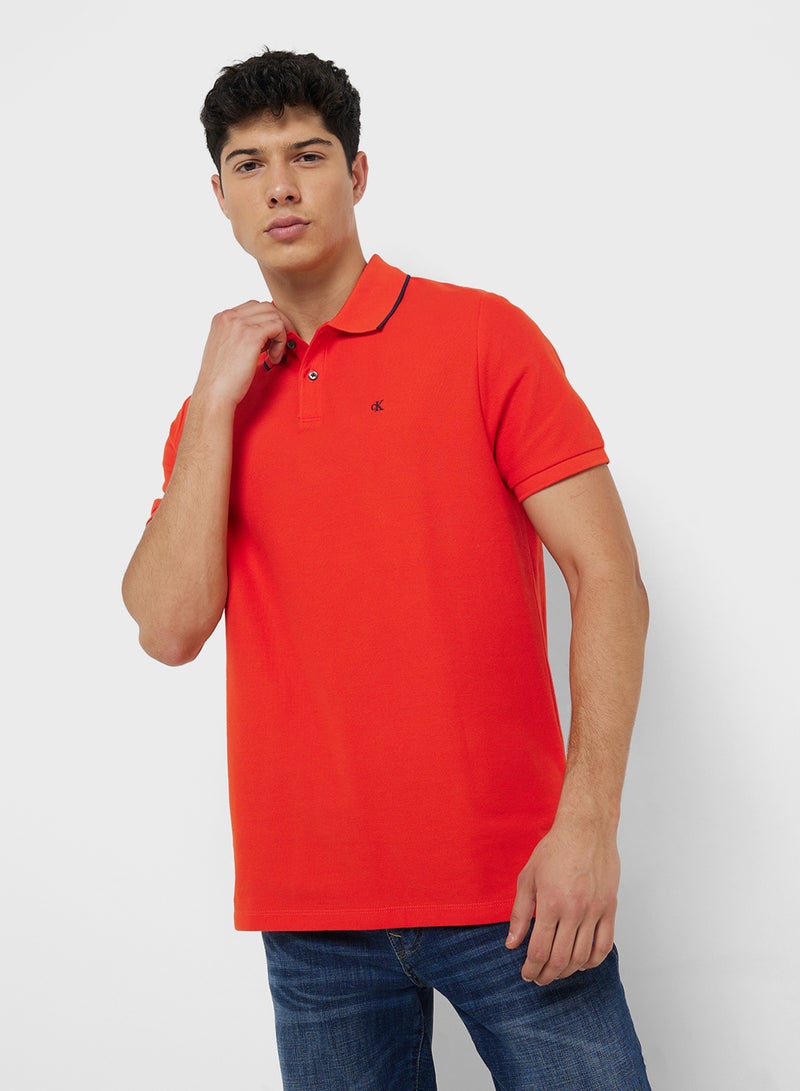 CALVIN KLEIN Pique Polo  - Image 1