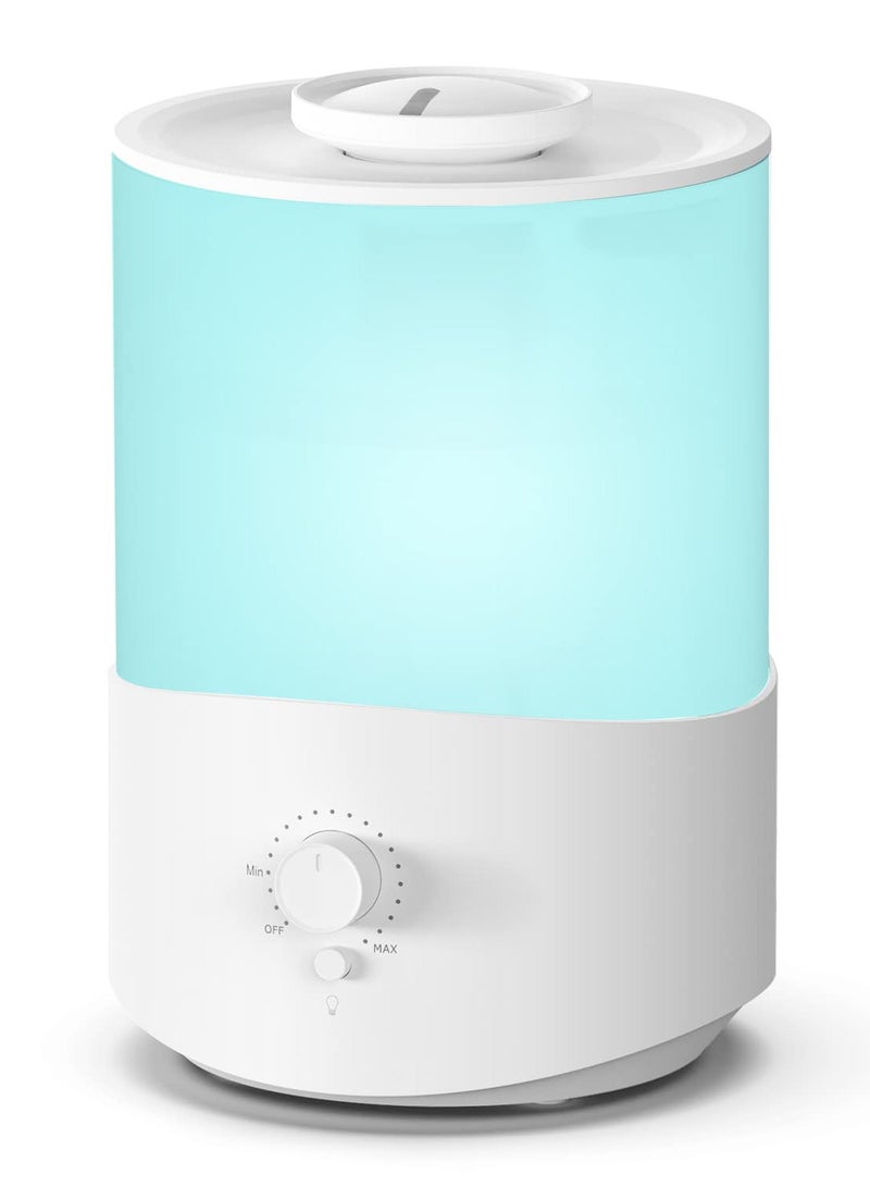 ibsun Humidifiers for Bedroom Large Room, 2.5L Cool Mist Humidifier with Essential Oil Diffuser, Top Fill Air Humidifier for Baby, Home, Plant, Ultrasonic Humidification for whole house, Auto Shut-Off - Image 1